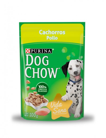 Dog Chow sobre - cachorro sabor pollo (caja 20 pz)