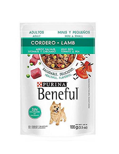 Beneful sobre sabor cordero (caja 20 pz)