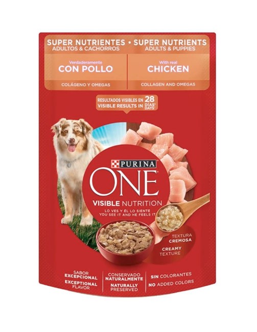 Purina One Perro sobre super nutrientes pollo adultos y...