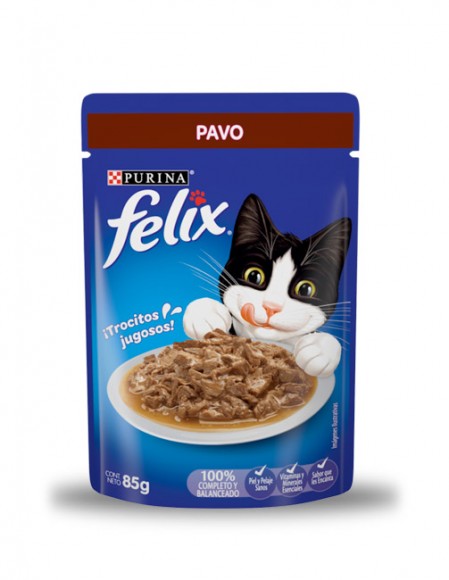 Felix sobre sabor pavo (caja 24 pz)