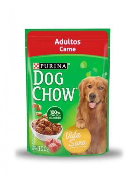 Dog Chow sobre - sabor carne (caja 20 pz)