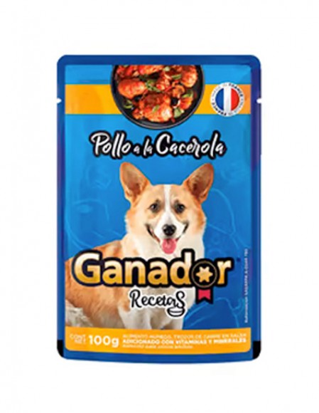 Ganador sobre Pollo a la cacerola (caja 22 pz)