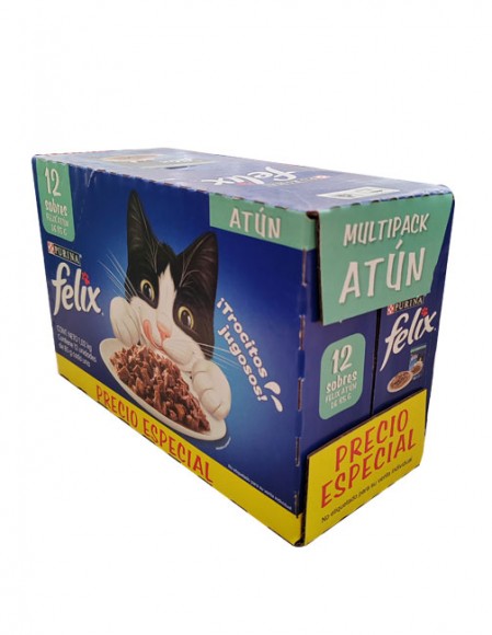 12 pack Felix sobre sabor atún