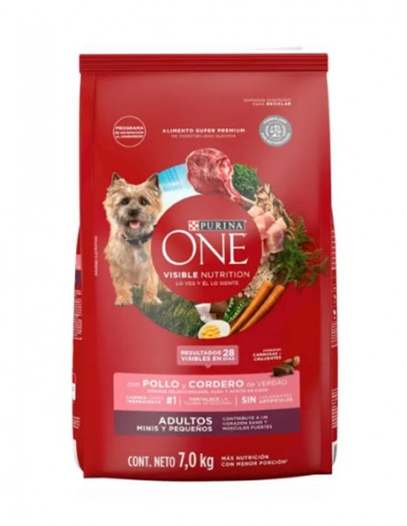 Purina One adulto cordero 7 kg