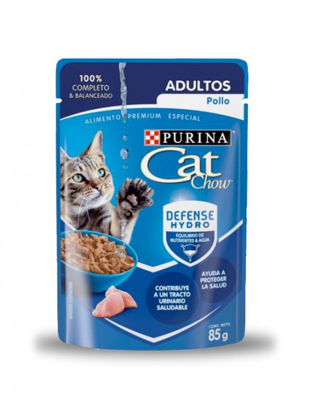 Cat Chow sobre sabor pollo (caja 24 pz)