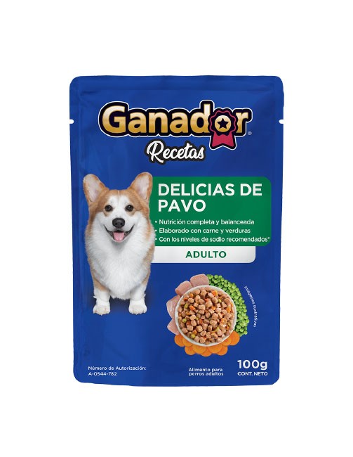 Ganador sobre delicias de pavo (caja 22 pz)