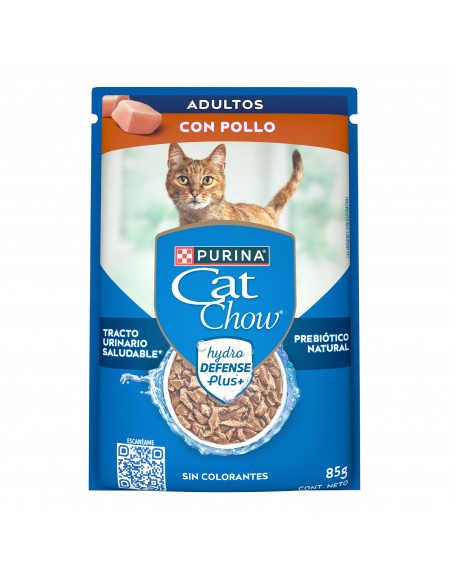 Cat Chow sobre sabor pollo (caja 24 pz)