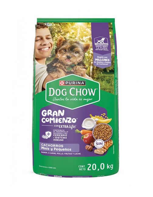 Dog Chow Cachorros minis y pequeños 20 kg