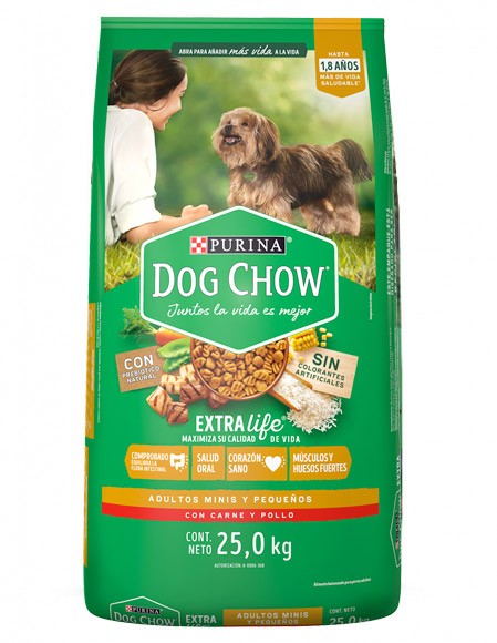 Dog Chow Adultos minis y pequeños 25 kg