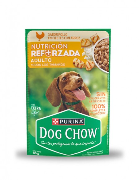 Dog Chow sobre - adulto sabor pollo...