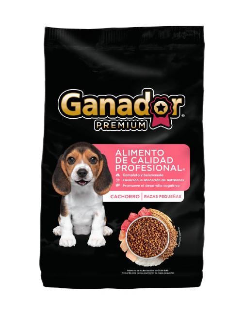 Ganador premium cachorro razas pequeñas 20 kg
