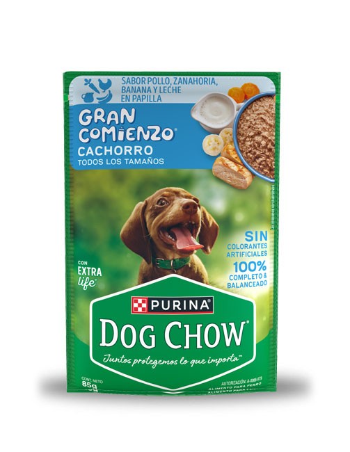 Sobre Dog Chow gran comienzo cachorro - pollo, zanahoria,...
